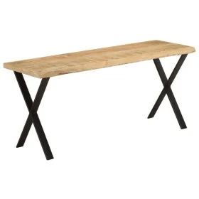 Bench with natural edge in solid mango wood 105 cm by , Banks - Ref: Foro24-372759, Price: 79,36 €, Discount: %