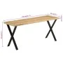 Bench with natural edge in solid mango wood 105 cm by , Banks - Ref: Foro24-372759, Price: 79,36 €, Discount: %