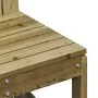 Gartenstuhl aus imprägniertem Kiefernholz, 50,5 x 55 x 77 cm von , Modulare Sofas für den Außenbereich - Ref: Foro24-832619, ...