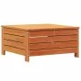 Garden stool with cushion solid wax brown pine wood by , Outdoor sofas - Ref: Foro24-844928, Price: 87,22 €, Discount: %