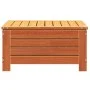 Gartenhocker mit Kissen aus massivem, wachsbraunem Kiefernholz von , Outdoor-Sofas - Ref: Foro24-844928, Preis: 87,22 €, Raba...