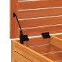 Gartenhocker mit Kissen aus massivem, wachsbraunem Kiefernholz von , Outdoor-Sofas - Ref: Foro24-844928, Preis: 87,22 €, Raba...