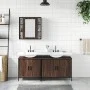 Badezimmermöbel-Set, 3-teilig, braunes Eichensperrholz von , Badezimmermöbel - Ref: Foro24-3214734, Preis: 193,09 €, Rabatt: %