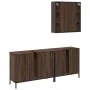 Badezimmermöbel-Set, 3-teilig, braunes Eichensperrholz von , Badezimmermöbel - Ref: Foro24-3214734, Preis: 193,09 €, Rabatt: %