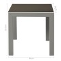 Sun loungers with tables 2 units steel and black textilene by vidaXL, Loungers - Ref: Foro24-48012, Price: 181,21 €, Discount: %