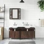 Set de muebles de baño 3 pzas madera contrachapada roble marrón de , Muebles de baño - Ref: Foro24-3214729, Precio: 172,22 €,...