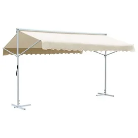 Cremefarbene freistehende Markise 500 x 300 cm von vidaXL, Sonnenschirme - Ref: Foro24-145883, Preis: 352,17 €, Rabatt: %