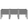 Pflanzgefäß mit Beinen PP hellgrau 120x40x42 cm von , Töpfe und Pflanzgefäße - Ref: Foro24-367897, Preis: 83,57 €, Rabatt: %