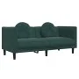 Sofá con cojines 2 plazas terciopelo verde oscuro de , Sofás - Ref: Foro24-372634, Precio: 237,57 €, Descuento: %