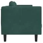 Sofá con cojines 2 plazas terciopelo verde oscuro de , Sofás - Ref: Foro24-372634, Precio: 237,57 €, Descuento: %