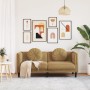2-Sitzer-Sofa aus braunem Samt mit Kissen von , Sofas - Ref: Foro24-372641, Preis: 226,54 €, Rabatt: %