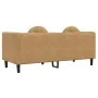 2-Sitzer-Sofa aus braunem Samt mit Kissen von , Sofas - Ref: Foro24-372641, Preis: 222,54 €, Rabatt: %