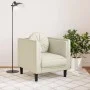 Sessel mit cremefarbenem Samtkissen von , Sofas - Ref: Foro24-372629, Preis: 186,73 €, Rabatt: %