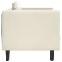 Sessel mit cremefarbenem Samtkissen von , Sofas - Ref: Foro24-372629, Preis: 186,73 €, Rabatt: %