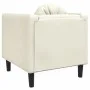 Sessel mit cremefarbenem Samtkissen von , Sofas - Ref: Foro24-372629, Preis: 186,73 €, Rabatt: %