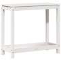 Mesa de plantación con estante madera pino blanco 82,5x35x75 cm de , Soportes para macetas - Ref: Foro24-832388, Precio: 73,7...