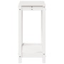 Pflanztisch mit Ablage aus weißem Kiefernholz, 82,5 x 35 x 75 cm von , Topfständer - Ref: Foro24-832388, Preis: 73,70 €, Raba...