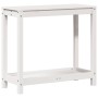 Pflanztisch mit Ablage aus weißem Kiefernholz, 82,5 x 35 x 75 cm von , Topfständer - Ref: Foro24-832388, Preis: 73,70 €, Raba...