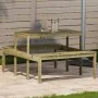 Picknicktisch aus imprägniertem Kiefernholz, 110 x 134 x 75 cm von , Gartentische - Ref: Foro24-832561, Preis: 102,26 €, Raba...