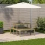 Impregnated pine wood picnic table 110x134x75 cm by , Garden tables - Ref: Foro24-832561, Price: 102,26 €, Discount: %