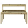 Impregnated pine wood picnic table 110x134x75 cm by , Garden tables - Ref: Foro24-832561, Price: 103,35 €, Discount: %