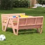 Douglas solid wood children's picnic table 88x122x58 cm by , Garden tables - Ref: Foro24-832604, Price: 130,60 €, Discount: %