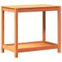 Pflanztisch und Regal aus massivem braunem Holz 82,5x50x75 cm von , Topfständer - Ref: Foro24-844631, Preis: 63,38 €, Rabatt: %
