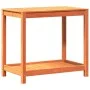 Planting table and shelf solid wood brown 82.5x50x75 cm by , Pot stands - Ref: Foro24-844631, Price: 63,23 €, Discount: %