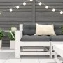 Garden sofa with armrest white pine wood side table by , Outdoor sofas - Ref: Foro24-844879, Price: 73,29 €, Discount: %