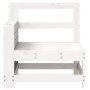 Garden sofa with armrest white pine wood side table by , Outdoor sofas - Ref: Foro24-844879, Price: 74,17 €, Discount: %