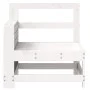 Garden sofa with armrest white pine wood side table by , Outdoor sofas - Ref: Foro24-844879, Price: 73,29 €, Discount: %