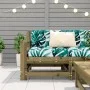 Sofá de jardín con reposabrazos madera impregnada 69x62x70,5cm de , Sofás de exterior - Ref: Foro24-844887, Precio: 63,38 €, ...