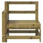 Sofá de jardín con reposabrazos madera impregnada 69x62x70,5cm de , Sofás de exterior - Ref: Foro24-844887, Precio: 63,38 €, ...