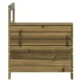 Sofá de jardín con reposabrazos madera impregnada 69x62x70,5cm de , Sofás de exterior - Ref: Foro24-844887, Precio: 63,38 €, ...
