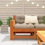 Gartensofa mit Armlehnen aus braunem Kiefernholz, 69 x 62 x 70,5 cm von , Outdoor-Sofas - Ref: Foro24-844885, Preis: 70,12 €,...