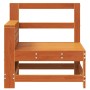 Sofá de jardín con reposabrazos madera pino marrón 69x62x70,5cm de , Sofás de exterior - Ref: Foro24-844885, Precio: 70,75 €