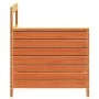 Sofá de jardín con reposabrazos madera pino marrón 69x62x70,5cm de , Sofás de exterior - Ref: Foro24-844885, Precio: 70,12 €,...