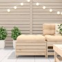 Gartenhocker aus massivem Kiefernholz 62x63,5x32 cm von , Outdoor-Sofas - Ref: Foro24-844898, Preis: 58,85 €, Rabatt: %