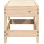 Garden stool solid pine wood 62x30x32 cm by , Outdoor sofas - Ref: Foro24-844893, Price: 32,25 €, Discount: %