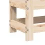 Garden stool solid pine wood 62x30x32 cm by , Outdoor sofas - Ref: Foro24-844893, Price: 32,25 €, Discount: %