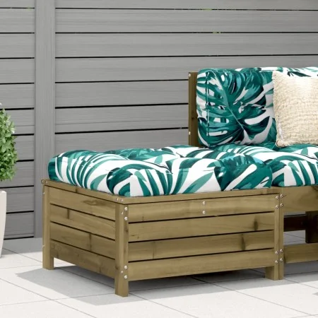 Gartenhocker aus imprägniertem Kiefernholz 62x63,5x32 cm von , Outdoor-Sofas - Ref: Foro24-844902, Preis: 76,08 €, Rabatt: %