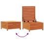 Taburete de jardín madera de pino marrón cera 62x63,5x32 cm de , Sofás de exterior - Ref: Foro24-844900, Precio: 69,97 €, Des...
