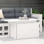 Gartentisch aus massivem weißem Kiefernholz 100x50x75 cm von , Gartentische - Ref: Foro24-844909, Preis: 70,07 €, Rabatt: %