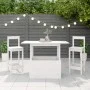 Gartentisch aus massivem weißem Kiefernholz 100x50x75 cm von , Gartentische - Ref: Foro24-844909, Preis: 70,07 €, Rabatt: %