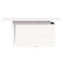 Gartentisch aus massivem weißem Kiefernholz 100x50x75 cm von , Gartentische - Ref: Foro24-844909, Preis: 70,72 €, Rabatt: %