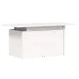 Mesa de jardín madera maciza de pino blanca 100x50x75 cm de , Mesas de jardín - Ref: Foro24-844909, Precio: 70,06 €, Descuent...