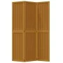 3-panel partition screen solid brown paulownia wood by , Room dividers - Ref: Foro24-358814, Price: 90,80 €, Discount: %