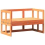 Extendable garden sofa bench solid brown pine wood by , garden benches - Ref: Foro24-844659, Price: 139,14 €, Discount: %