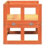 Extendable garden sofa bench solid brown pine wood by , garden benches - Ref: Foro24-844659, Price: 139,14 €, Discount: %