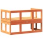Extendable garden sofa bench solid brown pine wood by , garden benches - Ref: Foro24-844659, Price: 139,14 €, Discount: %